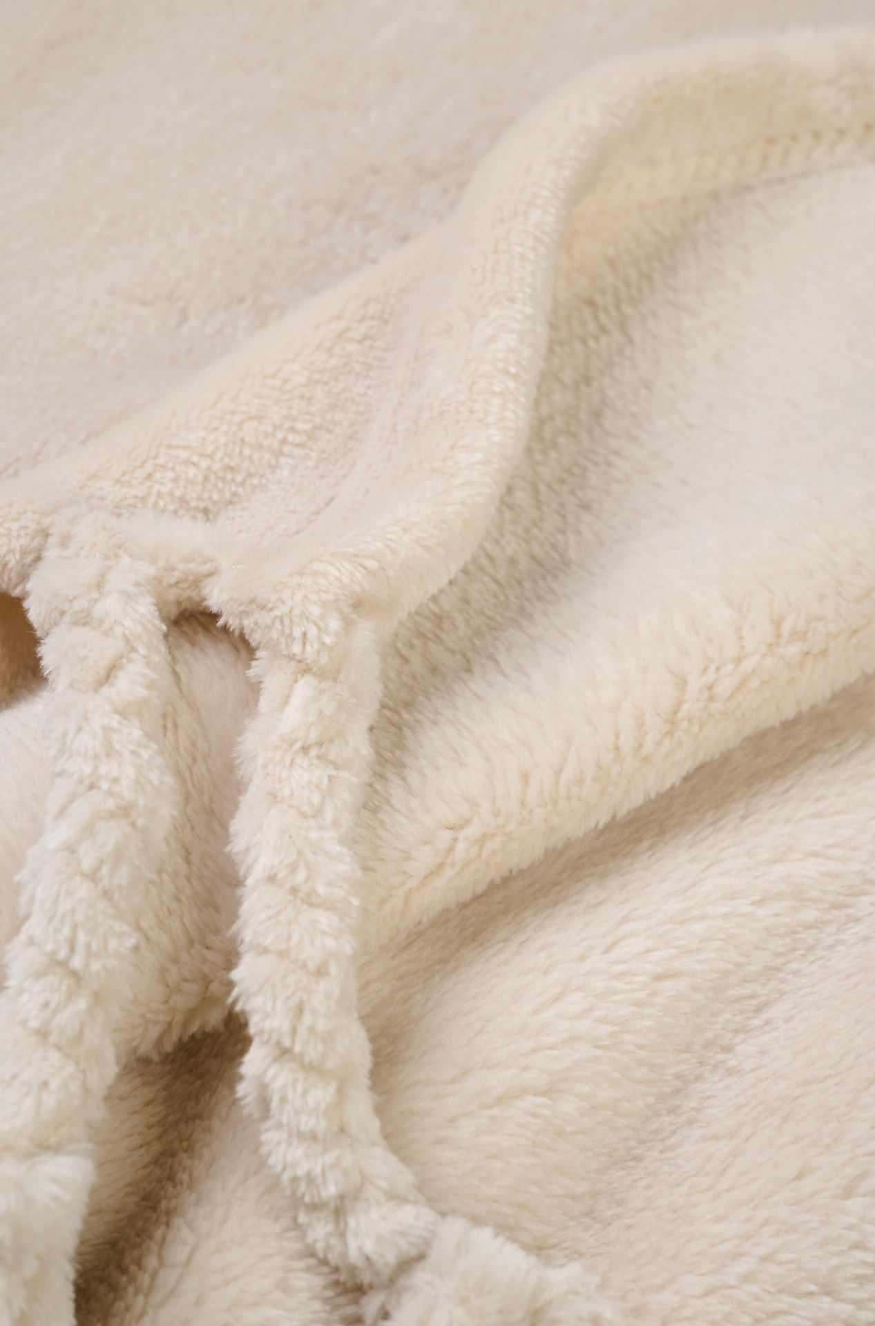 Fleecehuopa vaalean beige - 2