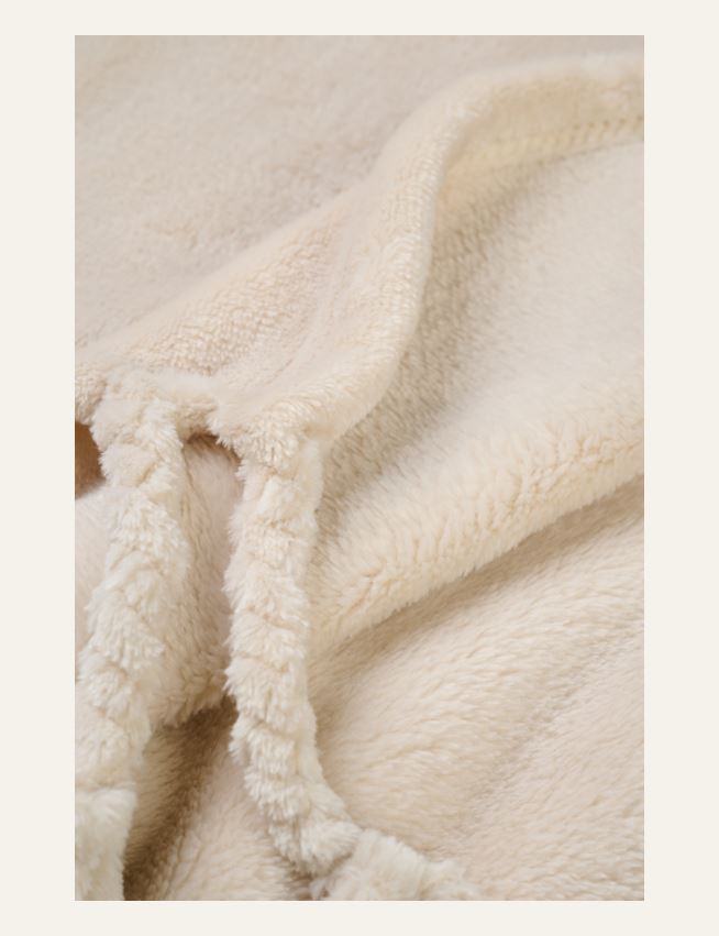 Fleecehuopa vaalean beige - 2