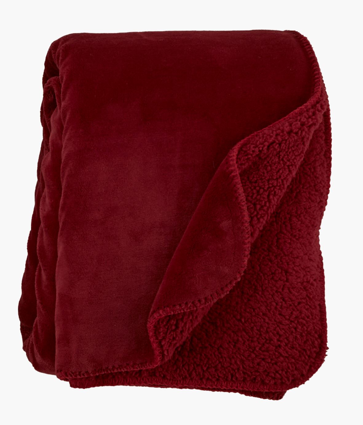 Fleecehuopa punainen - 130x170 cm punainen - 1