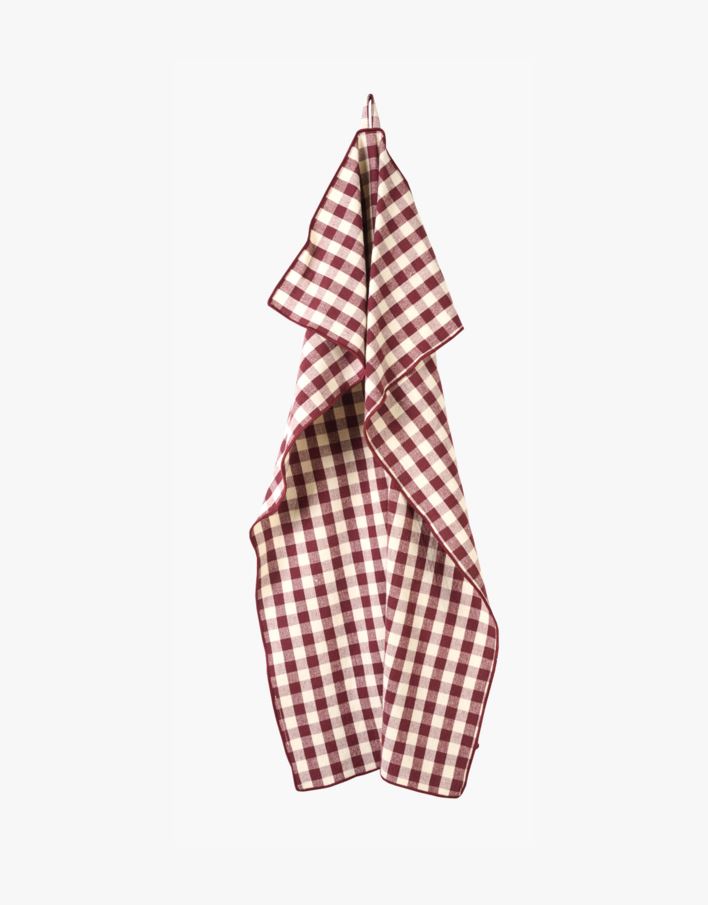 Keittiöpyyhe viininpunainen - 47x70 cm viininpunainen - 1