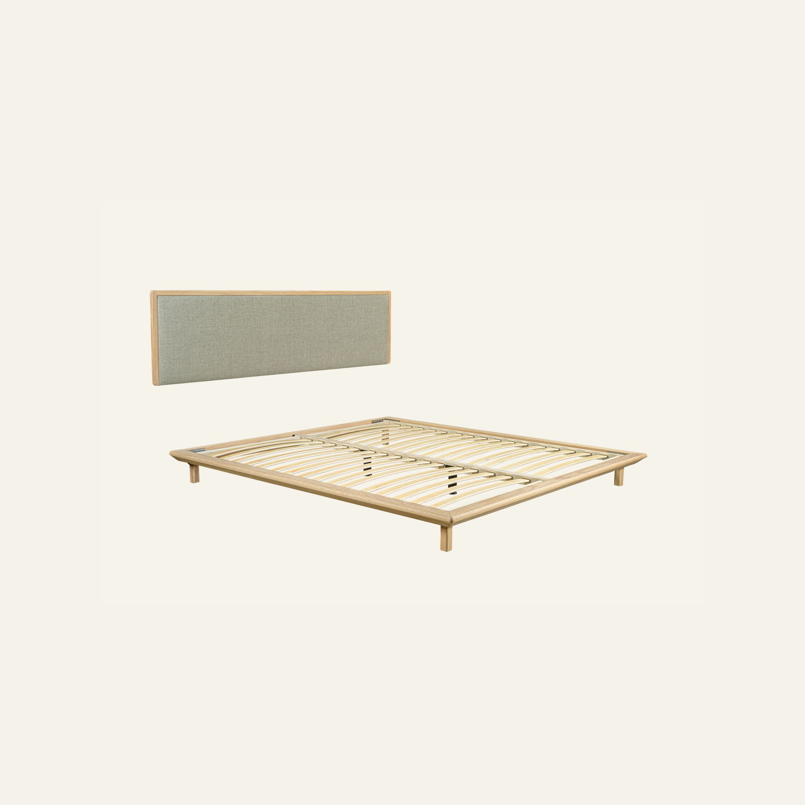 Sänky öljyttyä tammea beige - 4