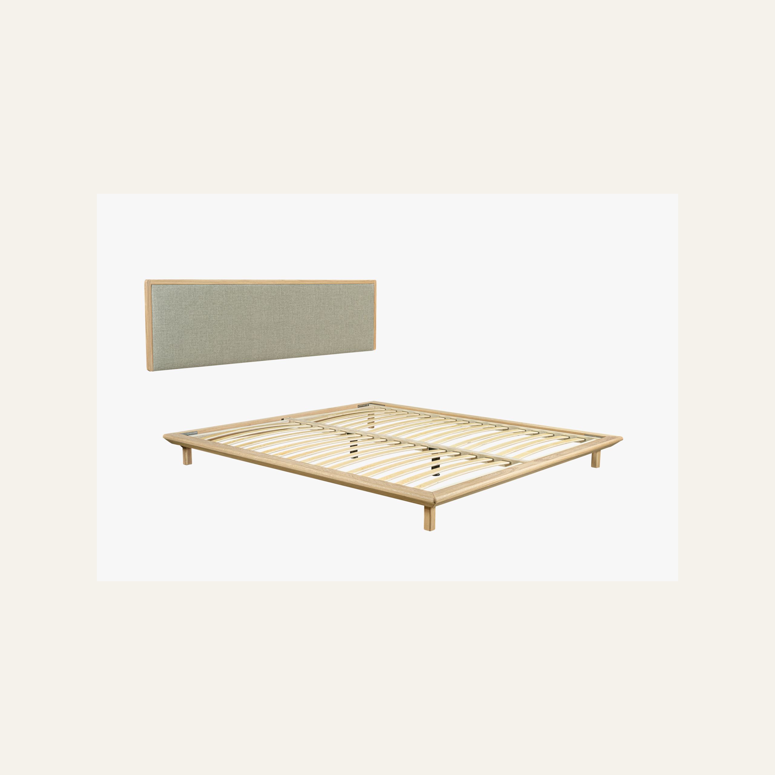 Sänky öljyttyä tammea beige - 4