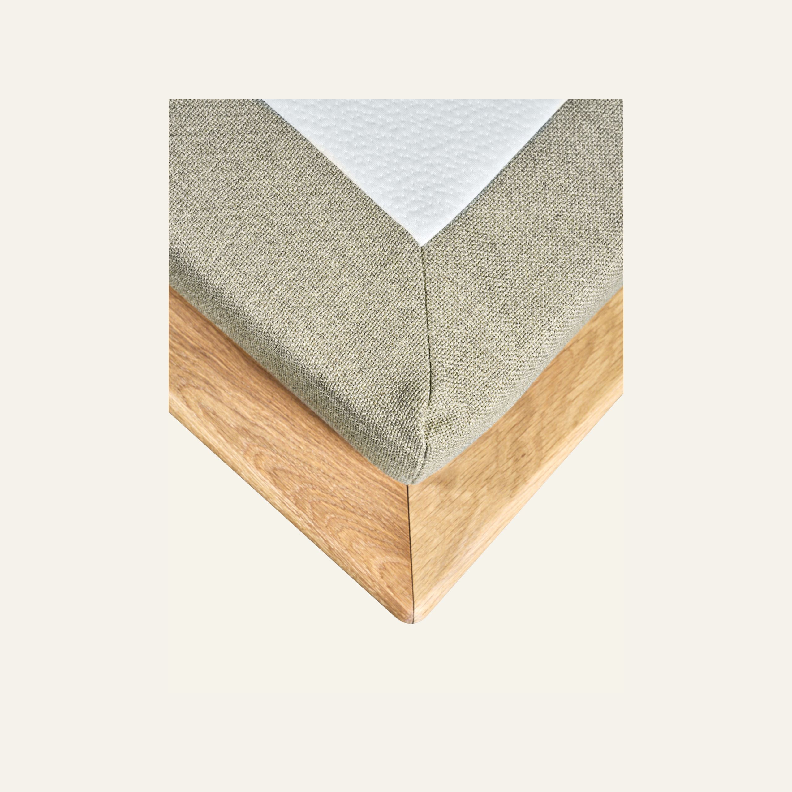 Sänky öljyttyä tammea beige - 3