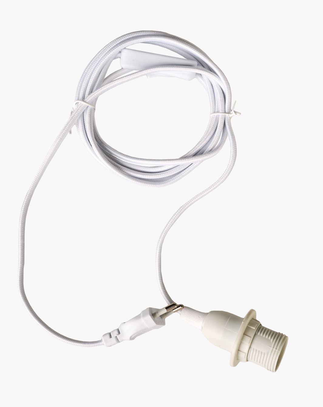 Valaisinjohto valkoinen - 300 cm valkoinen - 1