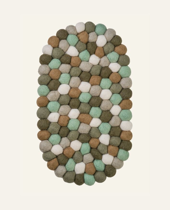 Pannunalunen oliivinvihreä - 33x19 cm oliivinvihreä - 1