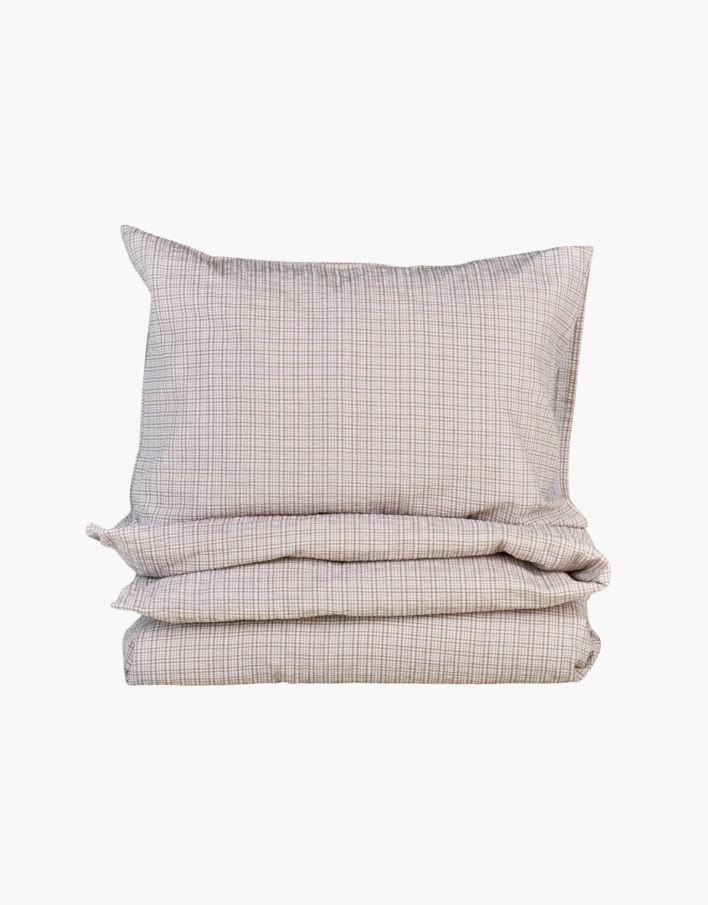 Pussilakanasetti kreppipuuvillaa hiekka - 150x210 cm hiekka - 1