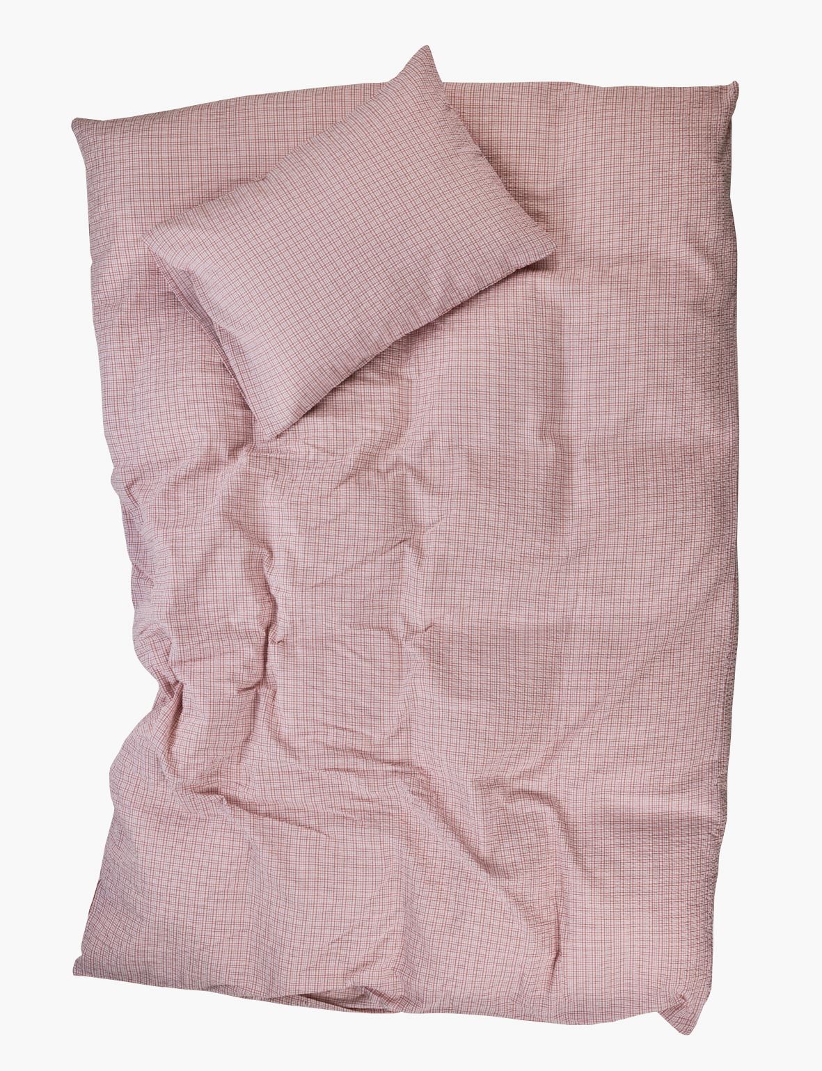 Pussilakanasetti kreppipuuvillaa roosa - 2