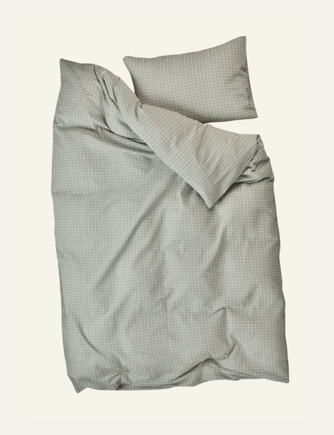 Pussilakanasetti kreppipuuvillaa oliivinvihreä - 2