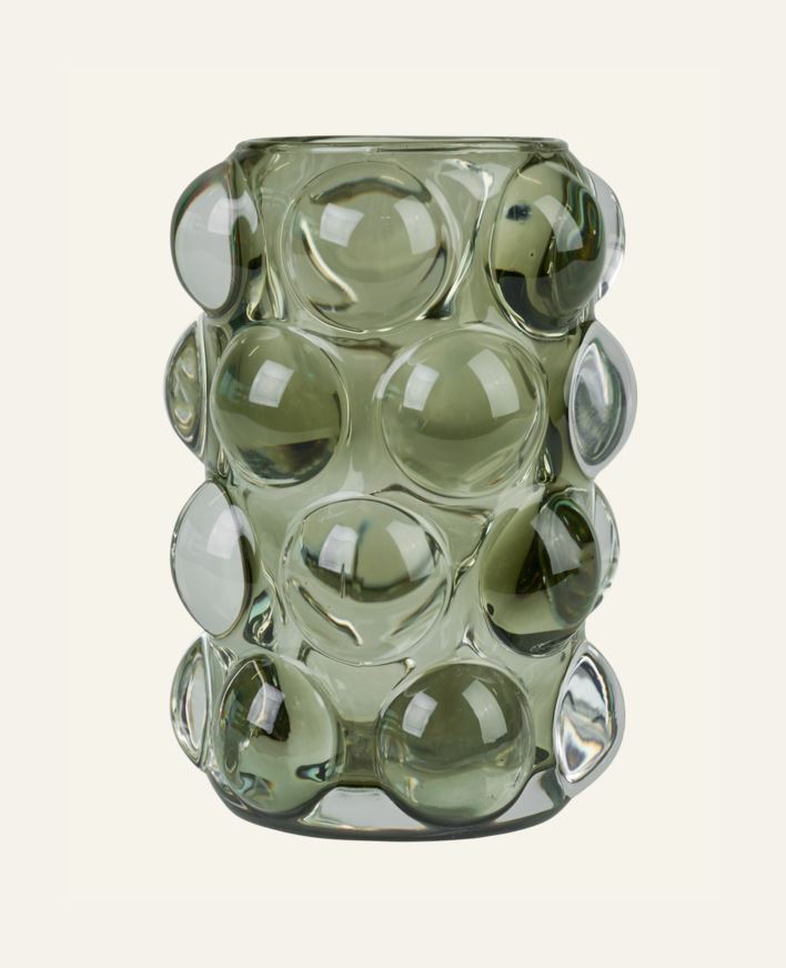 Kynttilälyhty harmaanvihreä - 8,5x8,5x12,5 cm harmaanvihreä - 1