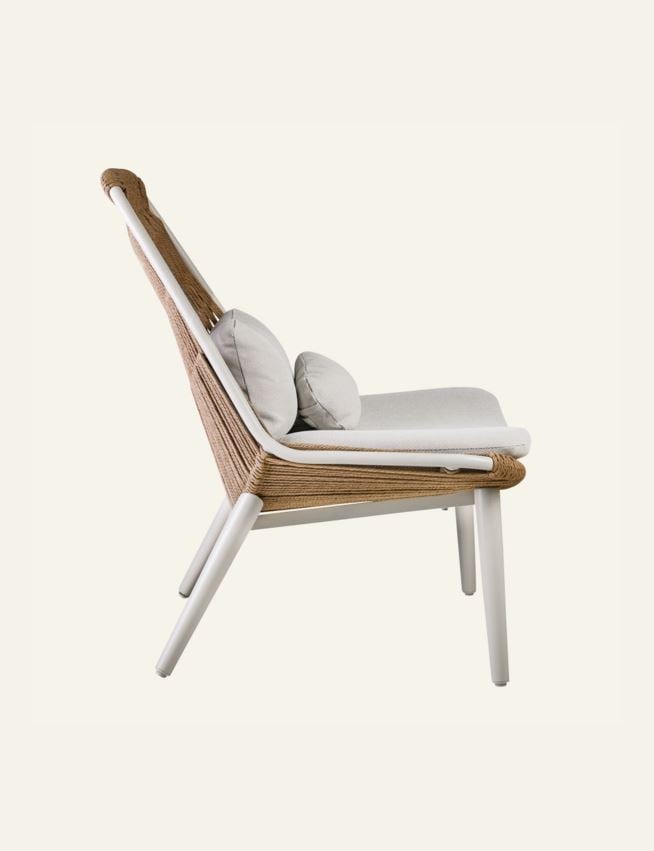 Lepotuoli luonnonvalkoinen - 3