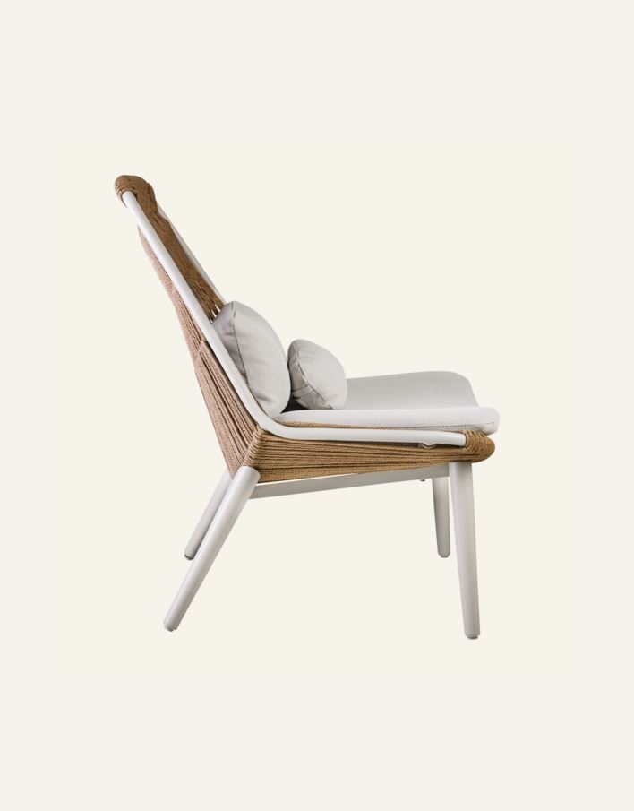 Lepotuoli luonnonvalkoinen - 3