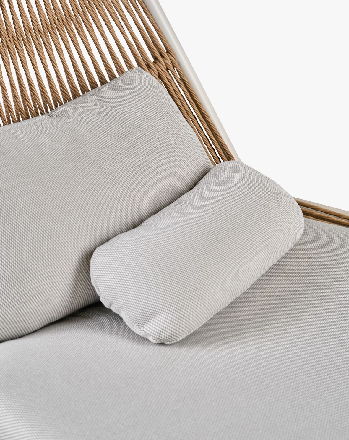 Lepotuoli luonnonvalkoinen - 6