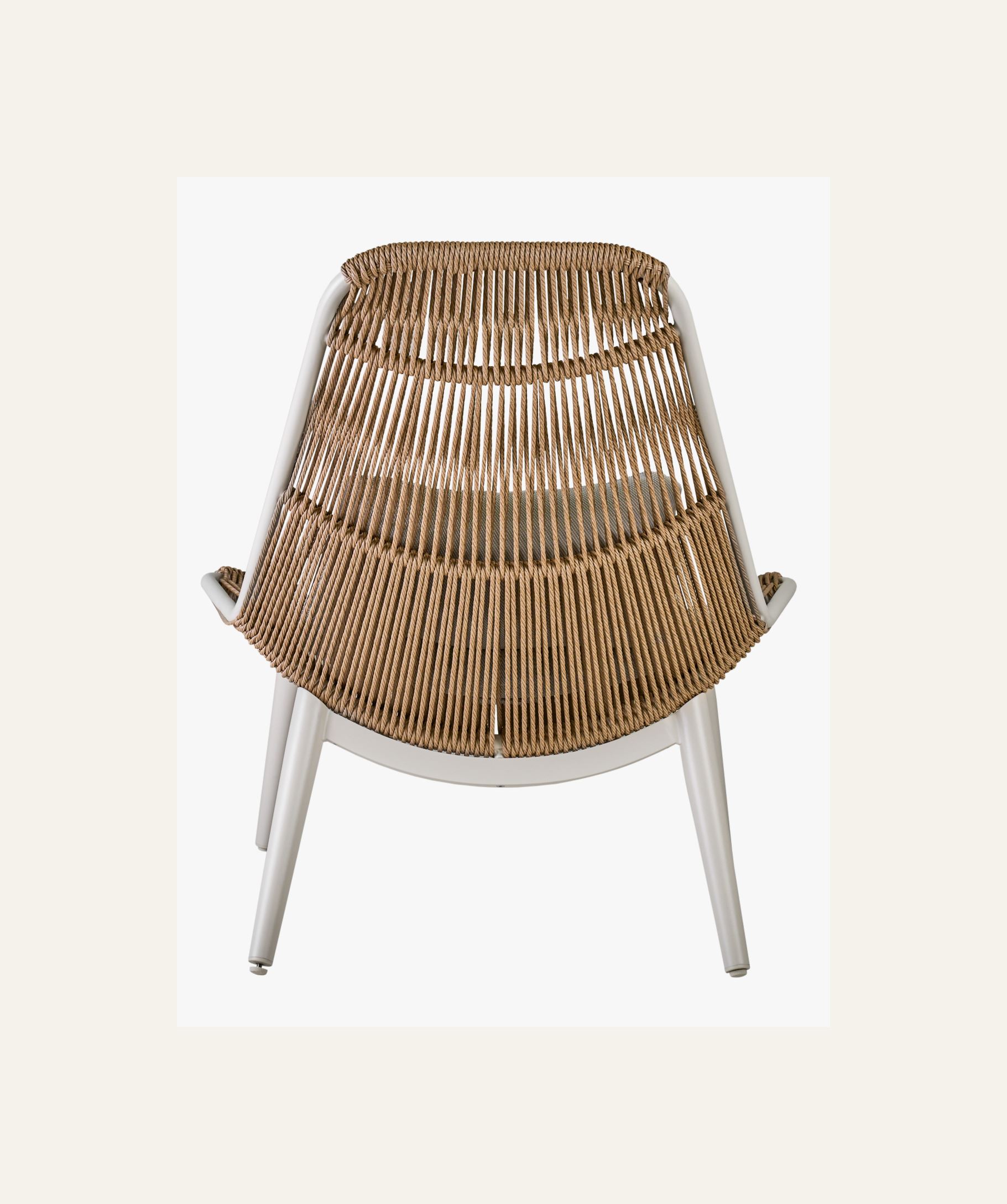 Lepotuoli luonnonvalkoinen - 4