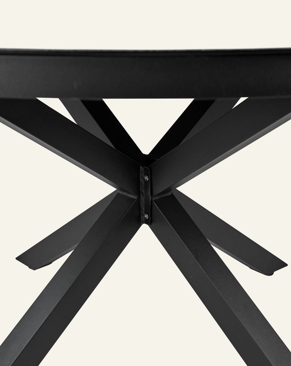 Puutarhapöytä musta - 4