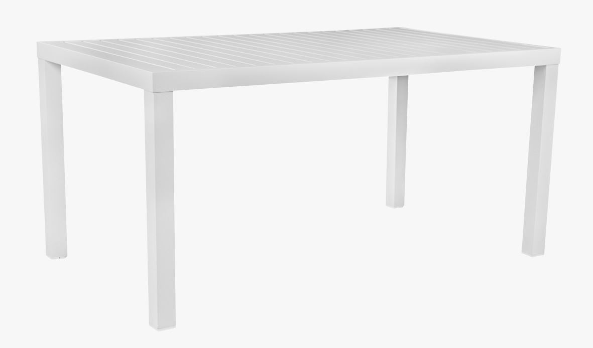 Puutarhapöytä luonnonvalkoinen - 3