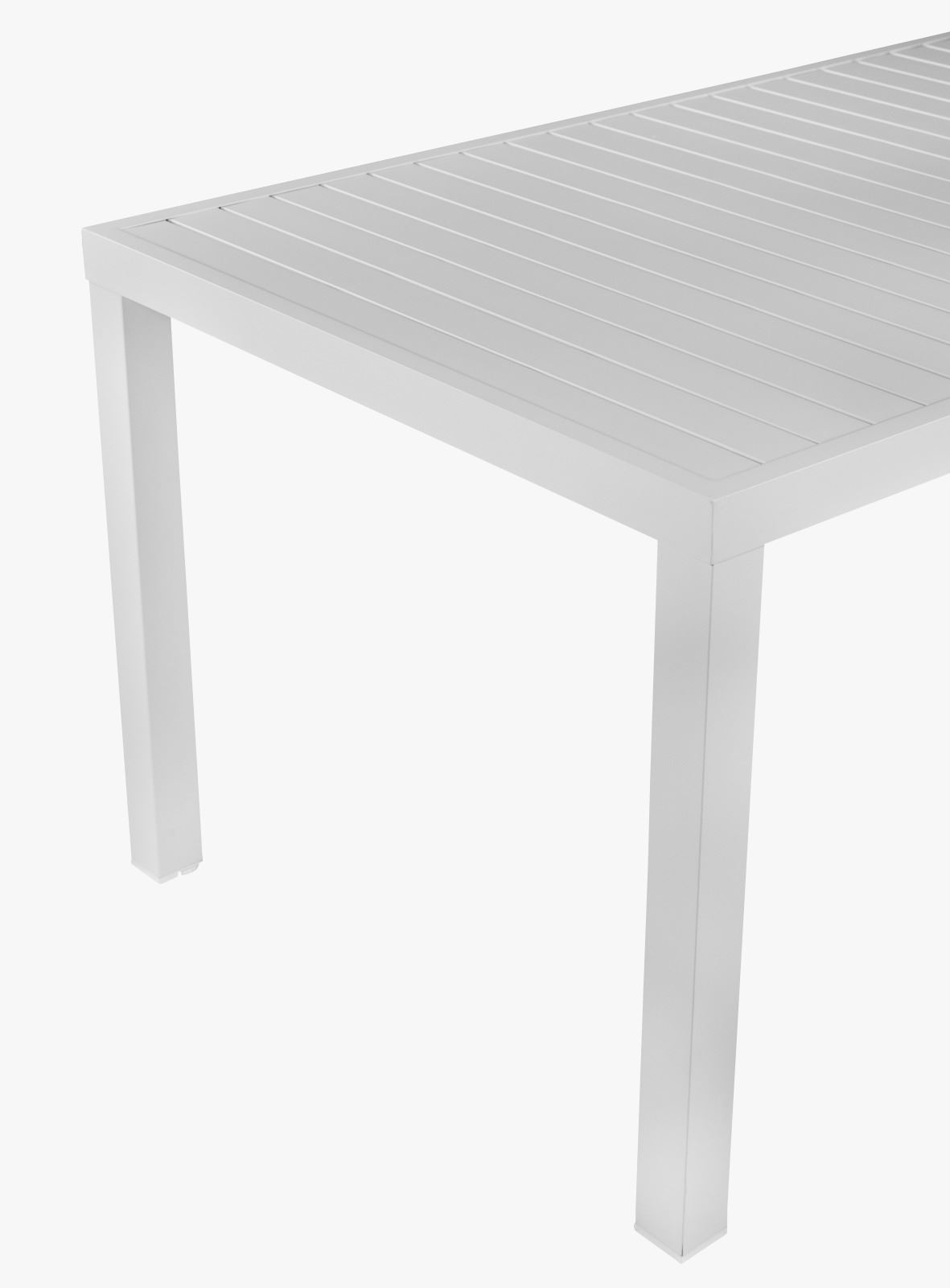 Puutarhapöytä luonnonvalkoinen - 8