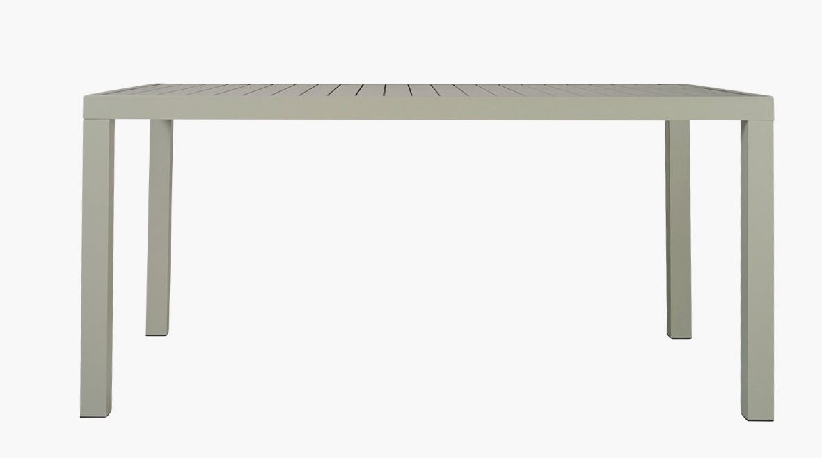 Puutarhapöytä harmaanvihreä - 152,5x90x74 cm harmaanvihreä - 1