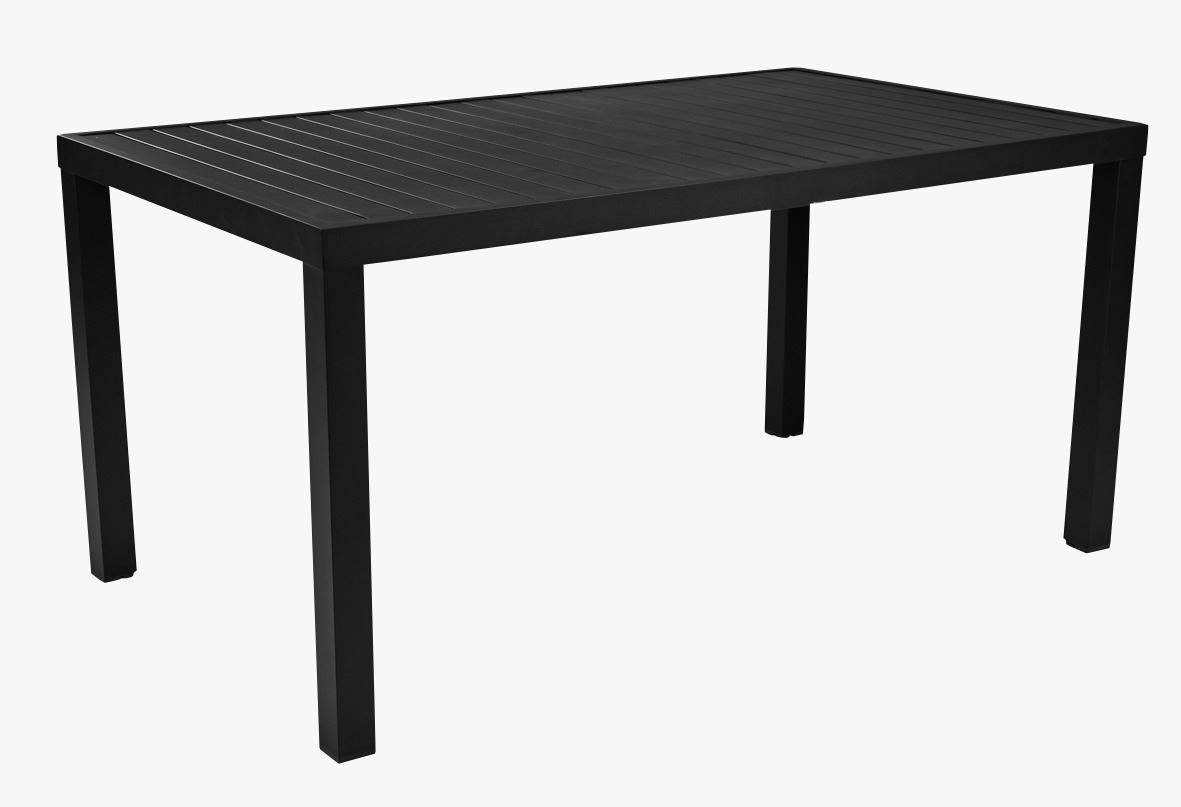 Puutarhapöytä musta - 2