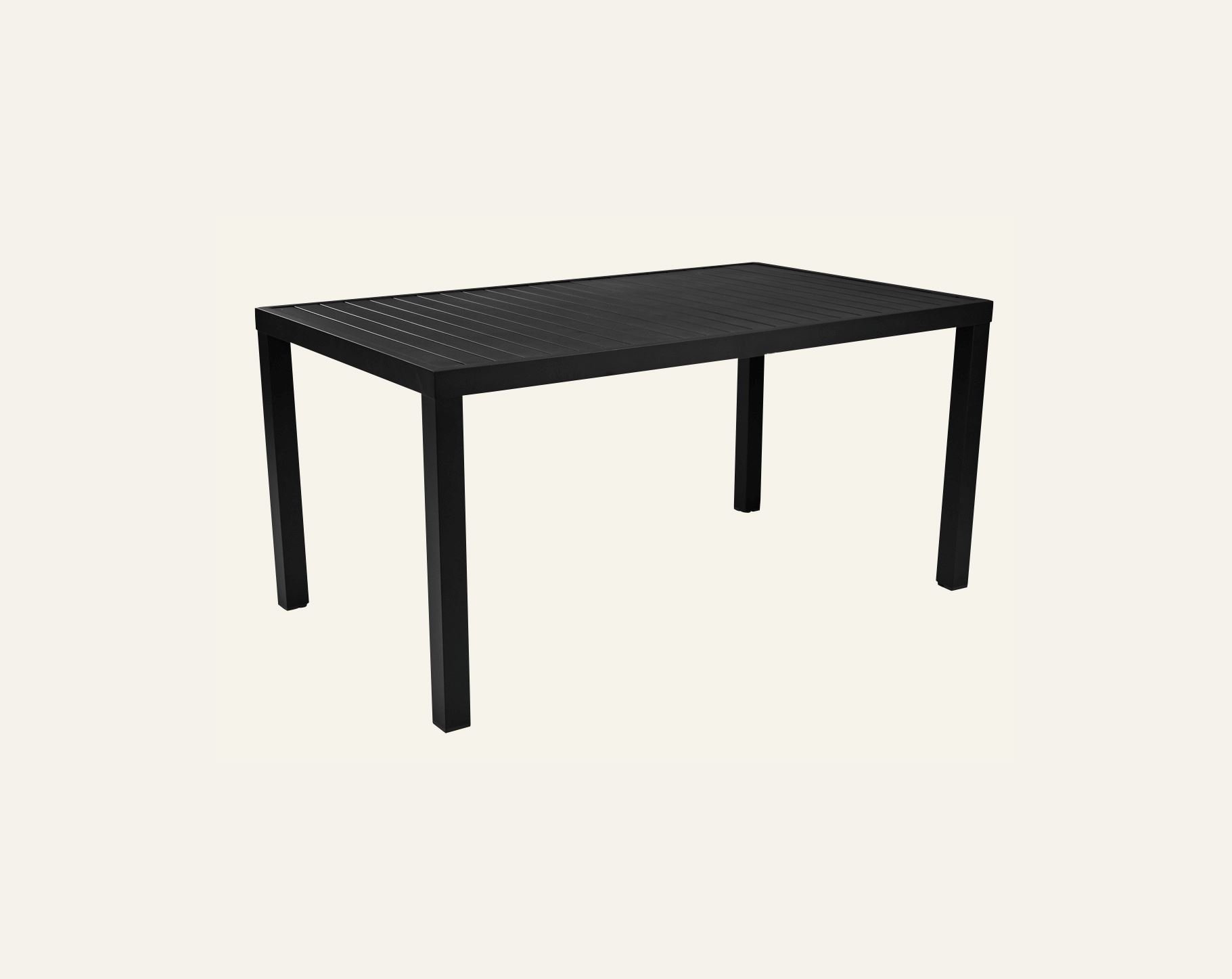 Puutarhapöytä musta - 2