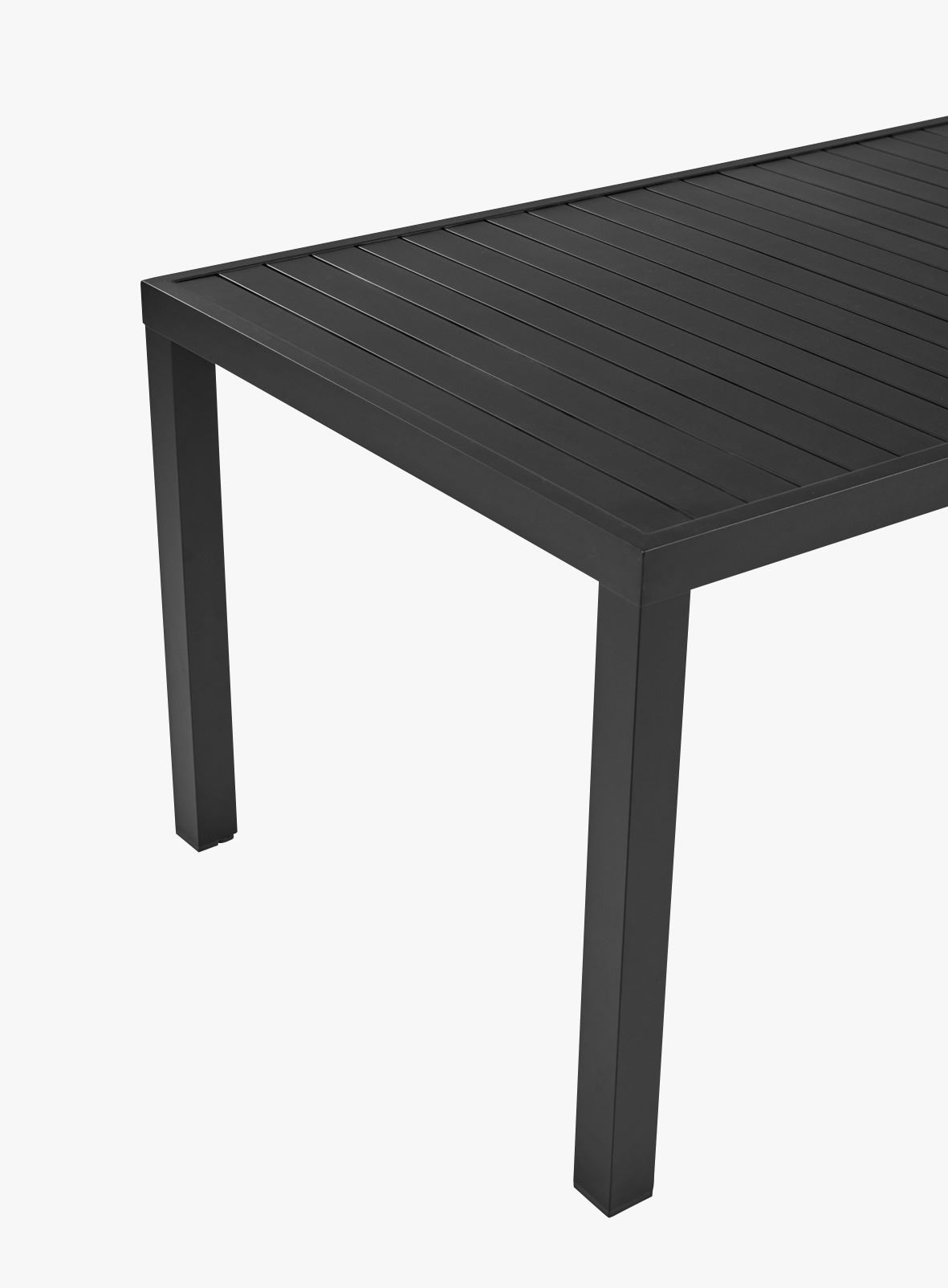 Puutarhapöytä musta - 3