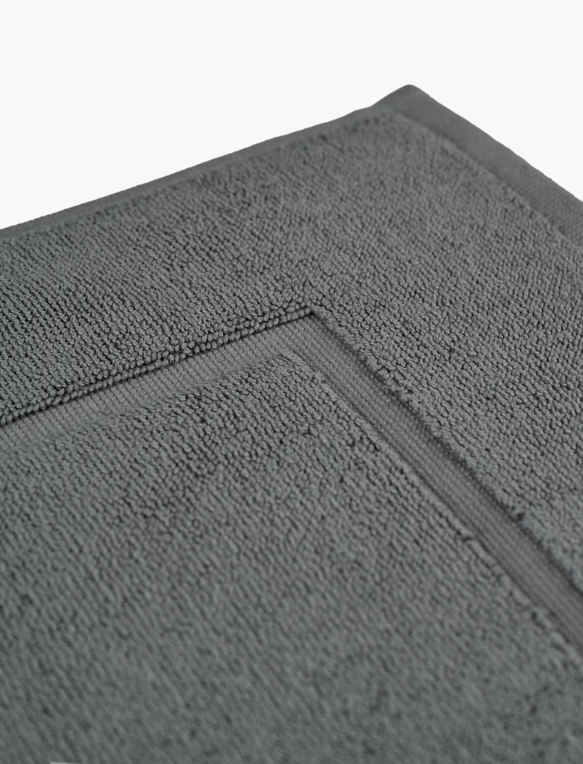 Kylpyhuoneenmatto tummanharmaa - 2