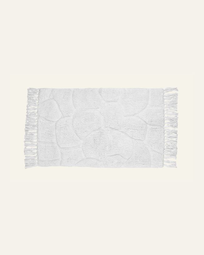 Kylpyhuoneenmatto luonnonvalkoinen - 50x80 cm luonnonvalkoinen - 1