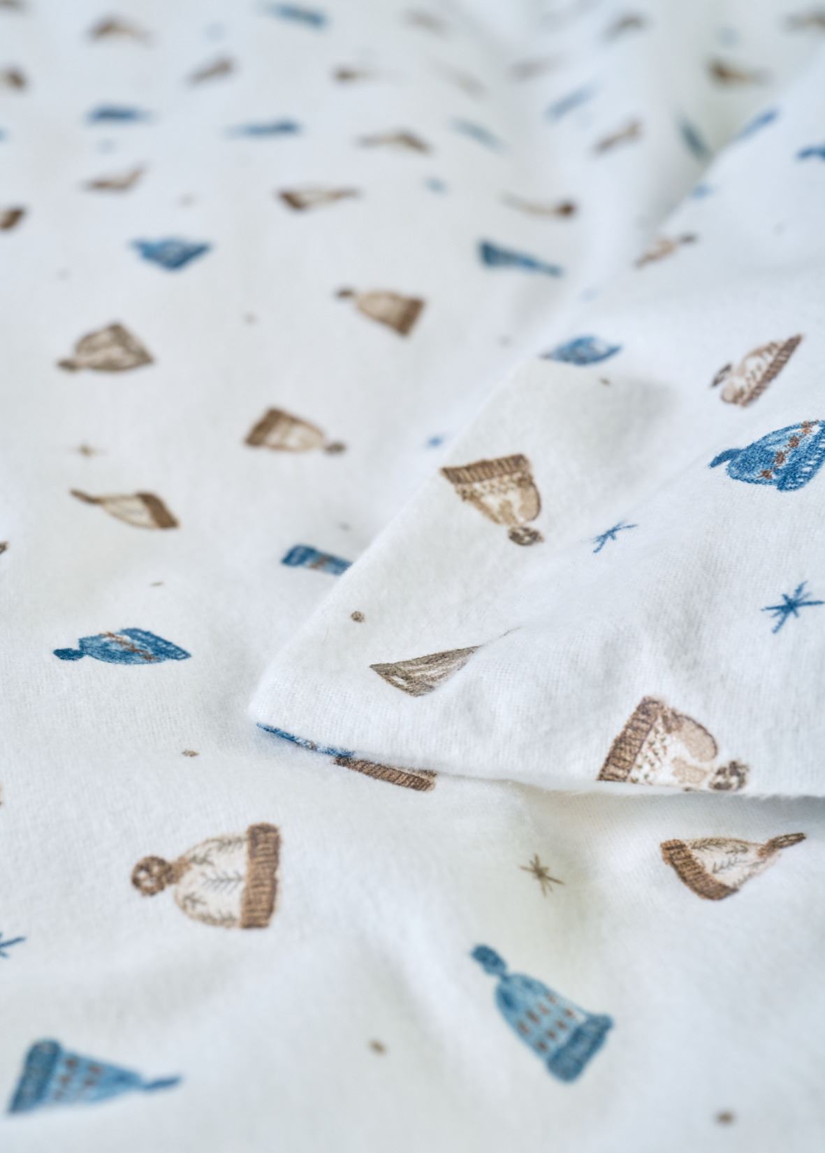 Flanellipussilakanasetti moniväri/sininen - 3