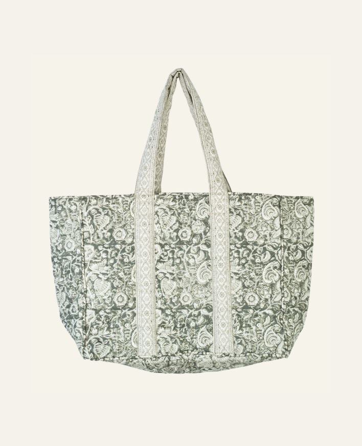 Kangaskassi oliivinvihreä - 38x48 cm oliivinvihreä - 1