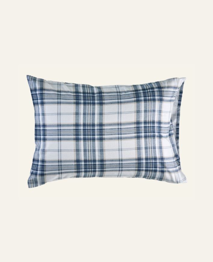 Tyynyliina flanellia sininen - 50x60 cm sininen - 1