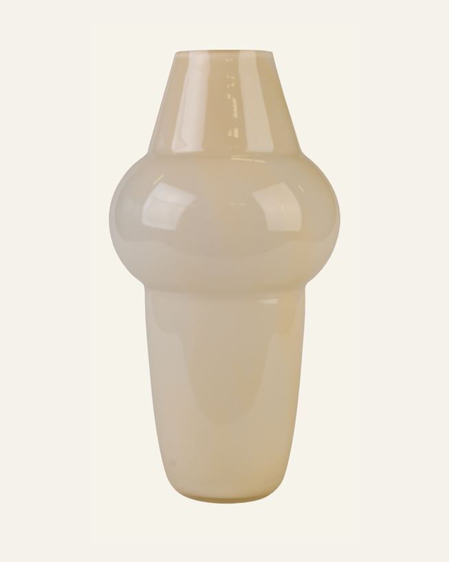 Maljakko vaalean beige - 17,5x17,5x33,5 cm vaalean beige - 1