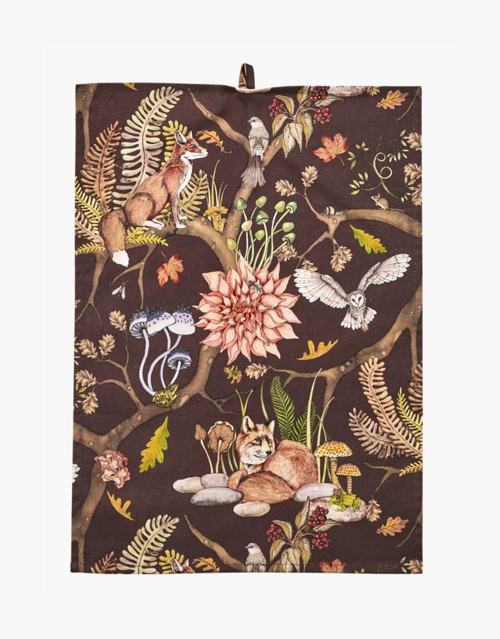 Keittiöpyyhe moniväri/ruskea - 47x70 cm moniväri/ruskea - 1