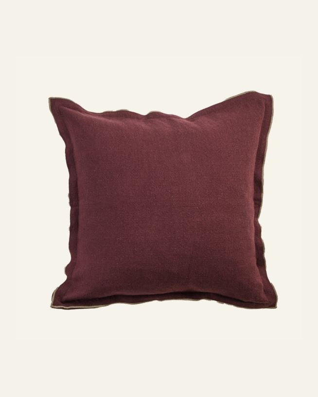 Koristetyynynpäällinen viininpunainen - 50x50 cm viininpunainen - 1