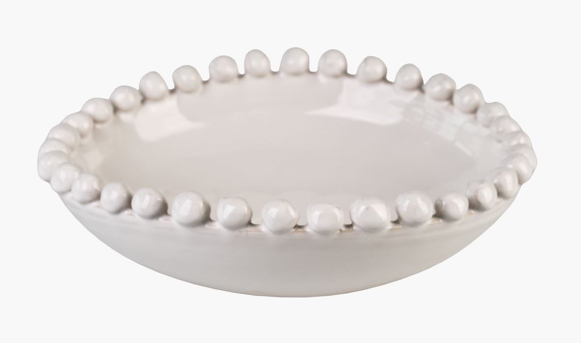 Kulho luonnonvalkoinen - 31x31x8,5 cm luonnonvalkoinen - 1