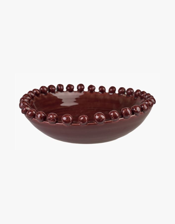 Kulho viininpunainen - 31x31x8,5 cm viininpunainen - 1