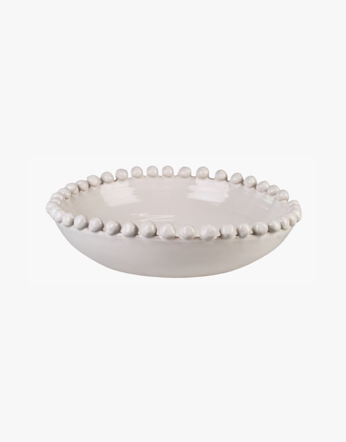 Kulho luonnonvalkoinen - 40x40x12 cm luonnonvalkoinen - 1