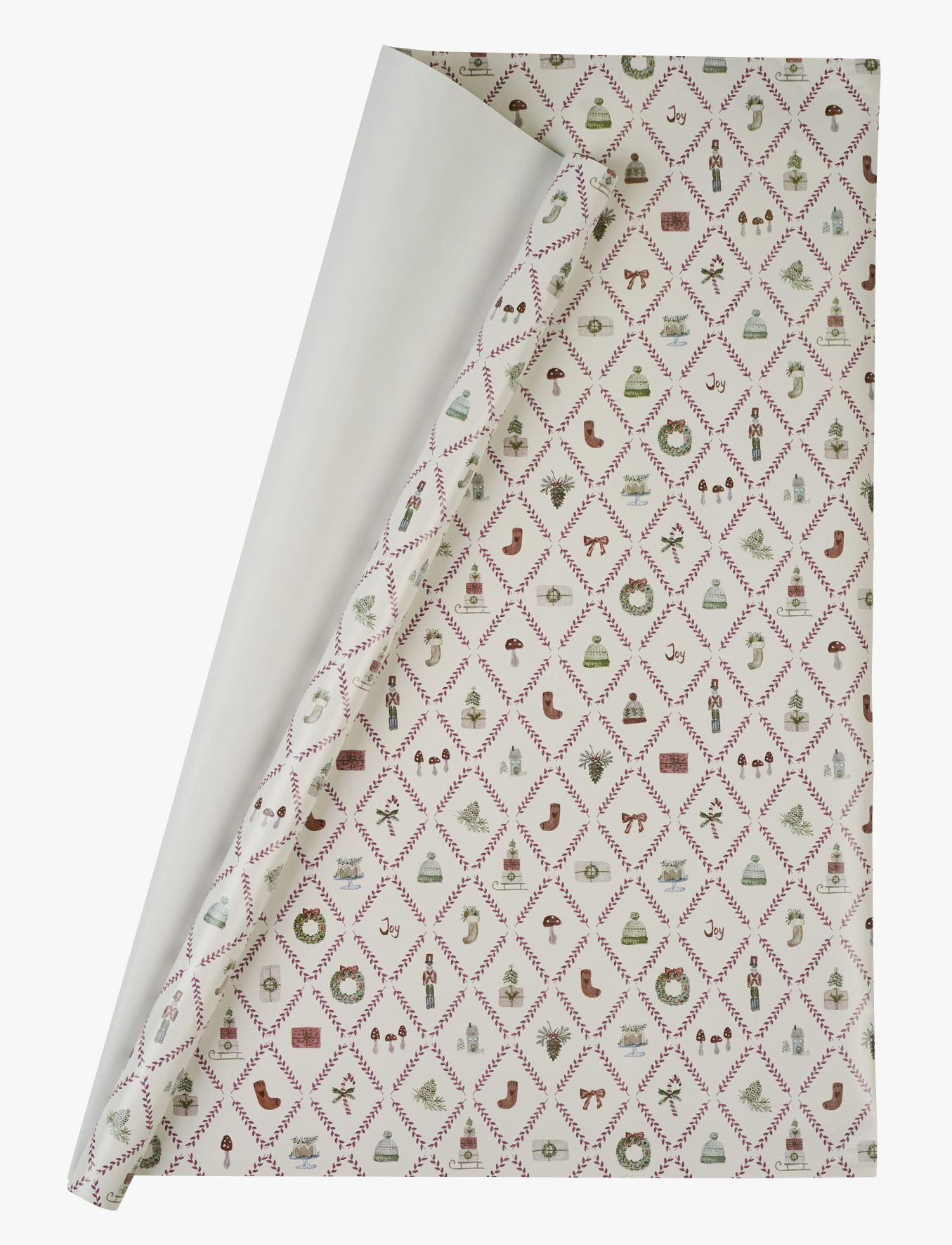 Lahjapaperi moniväri/punainen - 70x300 cm moniväri/punainen - 1