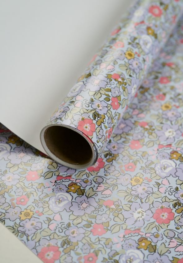 Lahjapaperi moniväri/sininen - 2