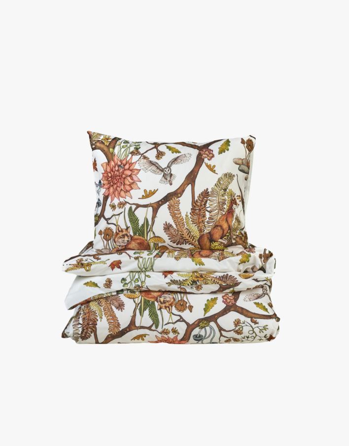 Pussilakanasetti percalea moniväri/valkoinen - 150x210 cm moniväri/valkoinen - 1