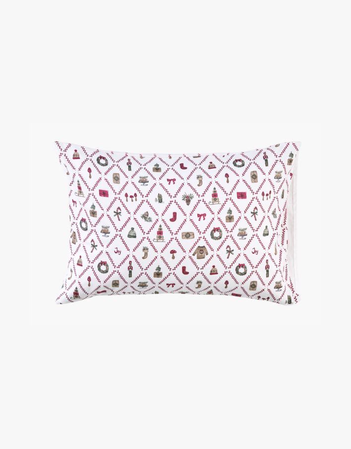 Tyynyliina flanellia moniväri/punainen - 50x90 cm moniväri/punainen - 1