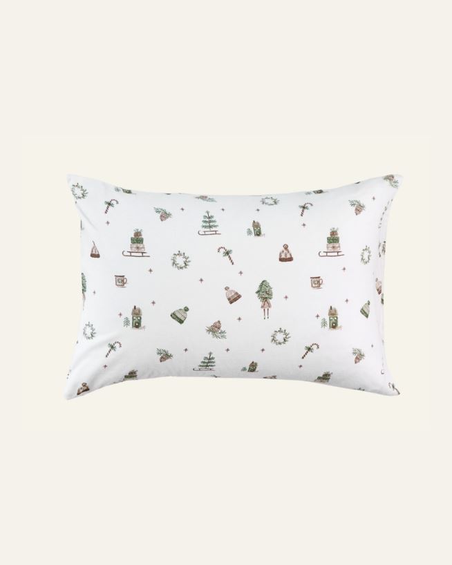 Tyynyliina flanellia moniväri/vihreä - 50x60 cm moniväri/vihreä - 1