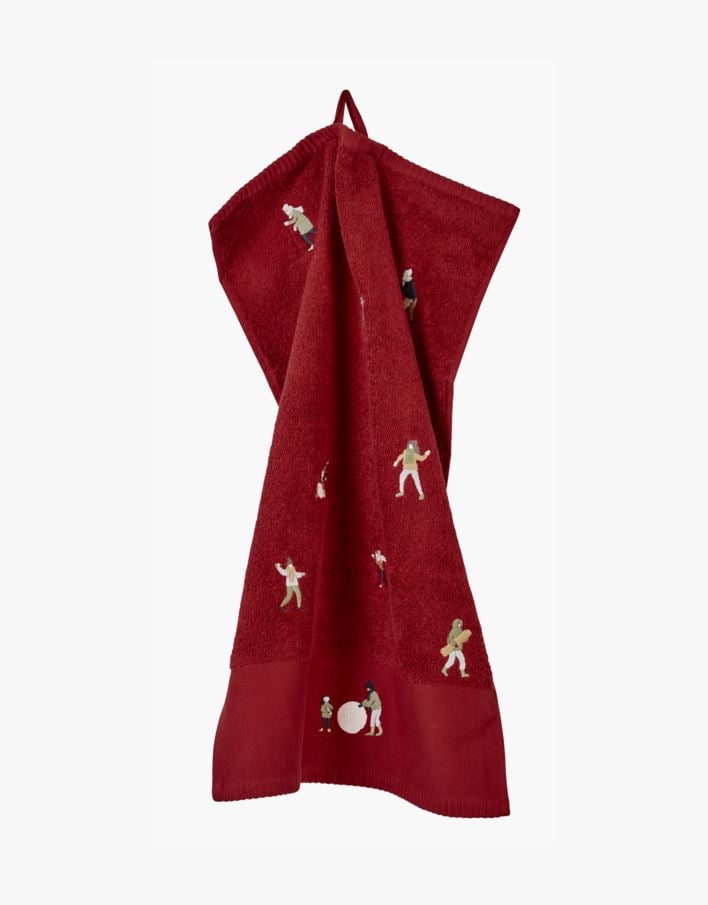 Pyyhe punainen - 40x60 cm punainen - 1