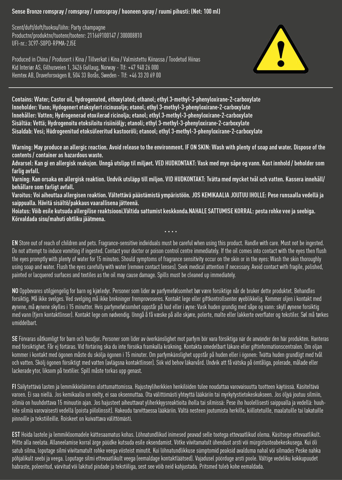 Tuoksuspray pronssi - 2