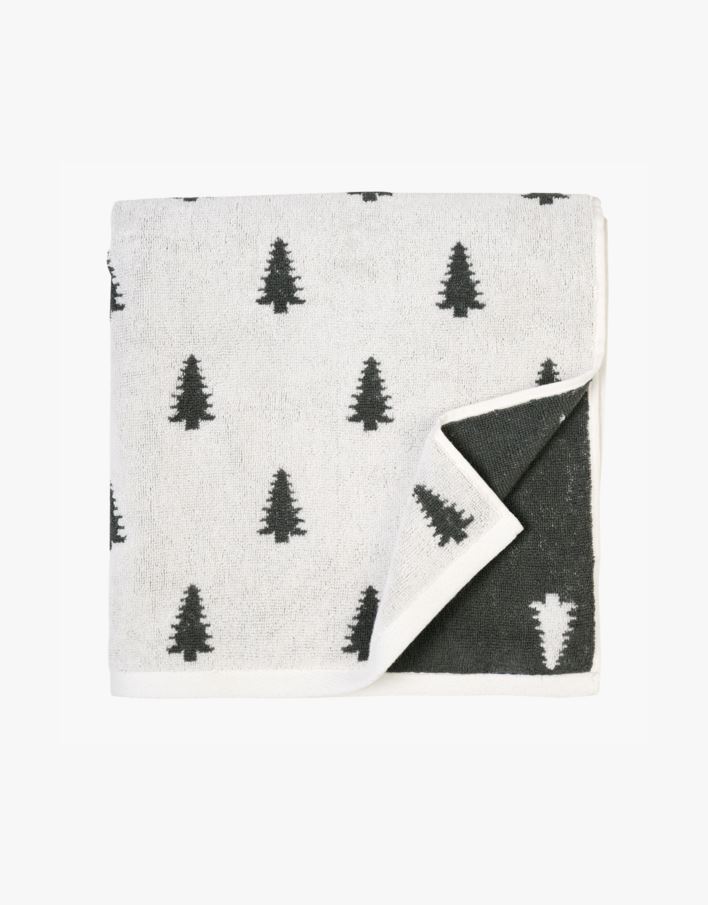 Pyyhe moniväri/vihreä - 50x70 cm moniväri/vihreä - 1