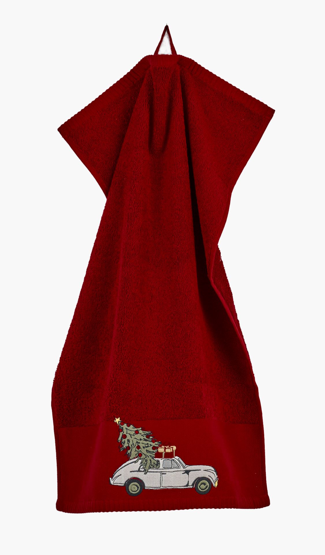 Pyyhe moniväri/punainen - 40x60 cm moniväri/punainen - 1