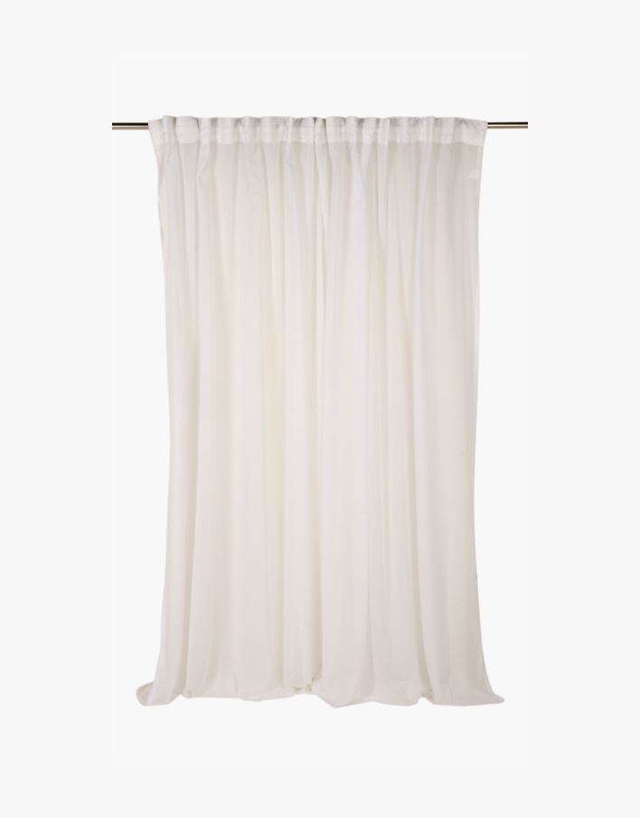 Erityisen leveä verho valkoinen - 270x240 cm valkoinen - 1