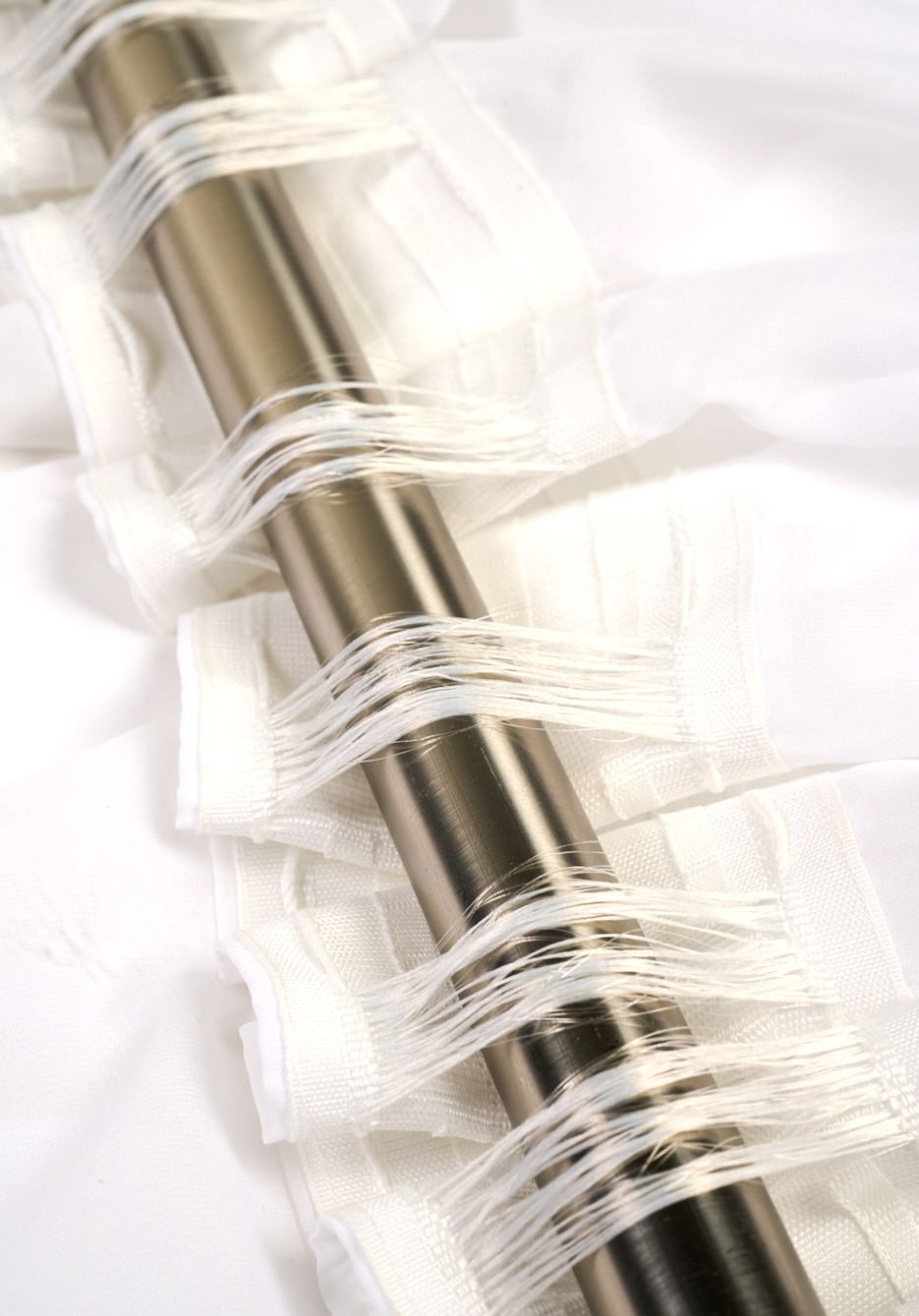 Erityisen leveä verho valkoinen - 4