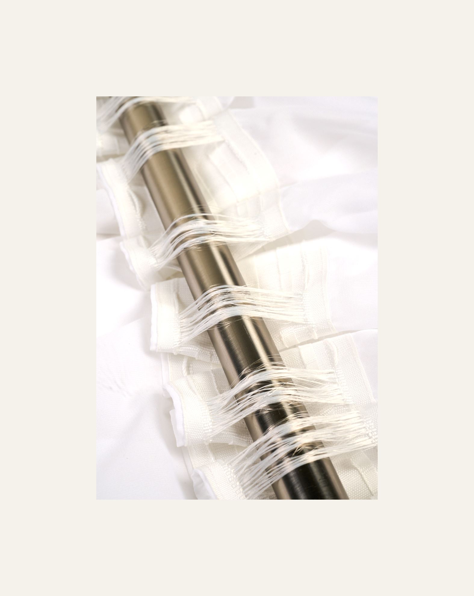 Erityisen leveä verho valkoinen - 4