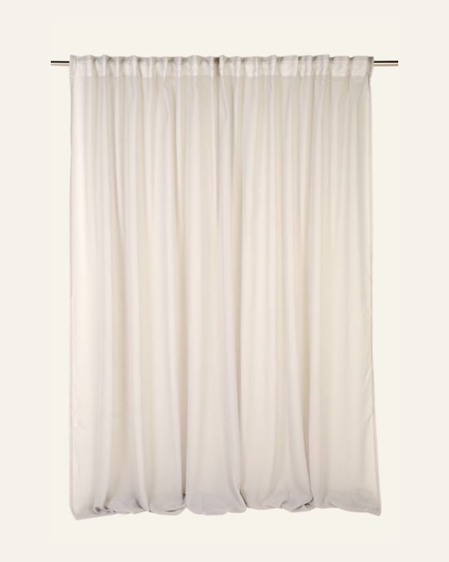 Erityisen leveä verho vaaleanharmaa - 270x240 cm vaaleanharmaa - 1