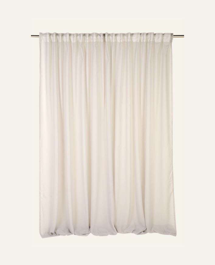 Erityisen leveä verho vaaleanharmaa - 270x240 cm vaaleanharmaa - 1