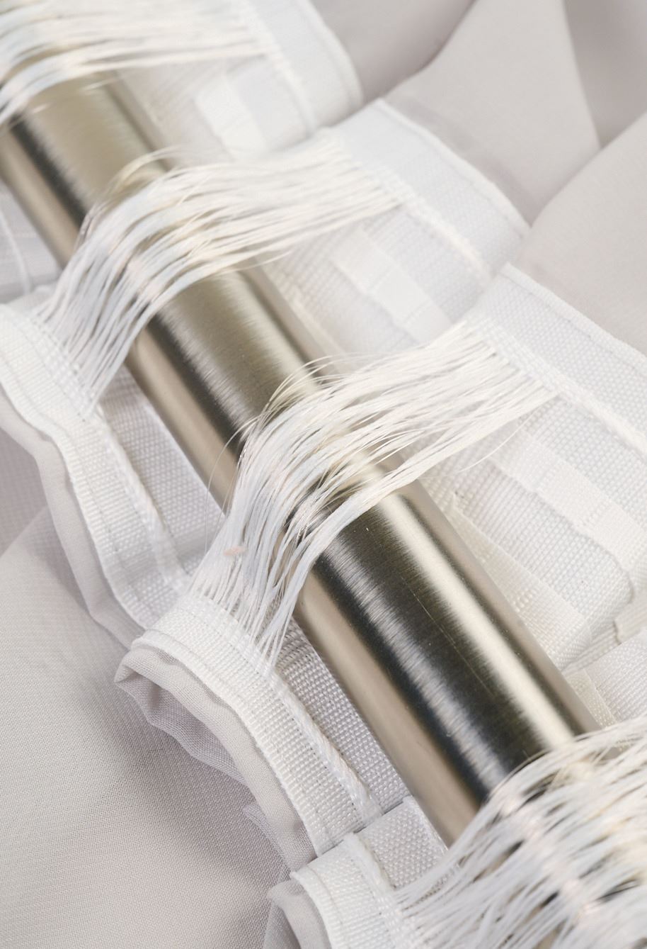 Erityisen leveä verho vaaleanharmaa - 2